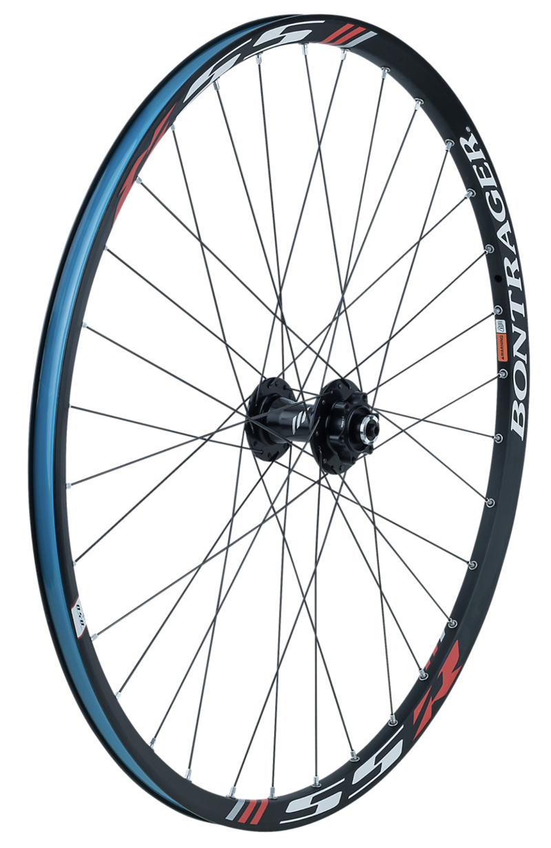 Bontrager SSR 26inch 6 Bolt Disc MTB Wheel Black/White/red-1